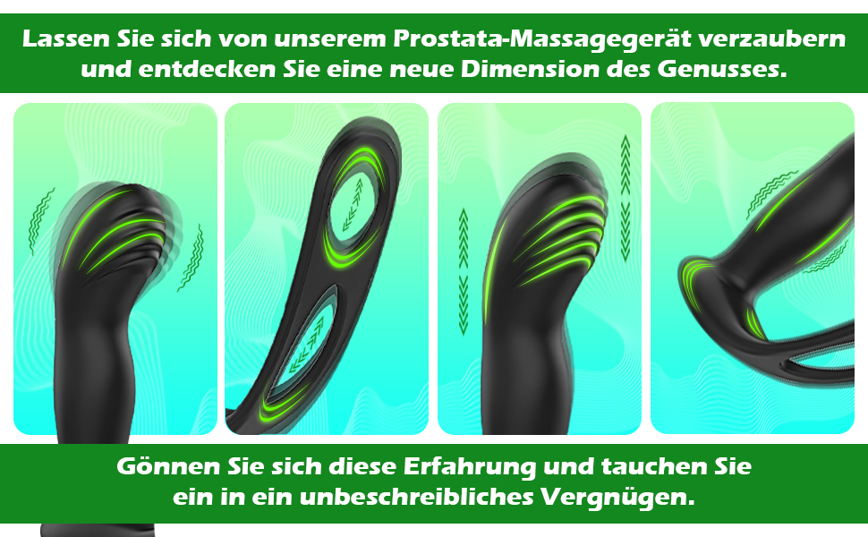 Анальні вібратори для чоловіків: стимуляція простати, кільце для пеніса, 9 вібрацій, керування через додаток. Інтимні іграшки для чоловіків