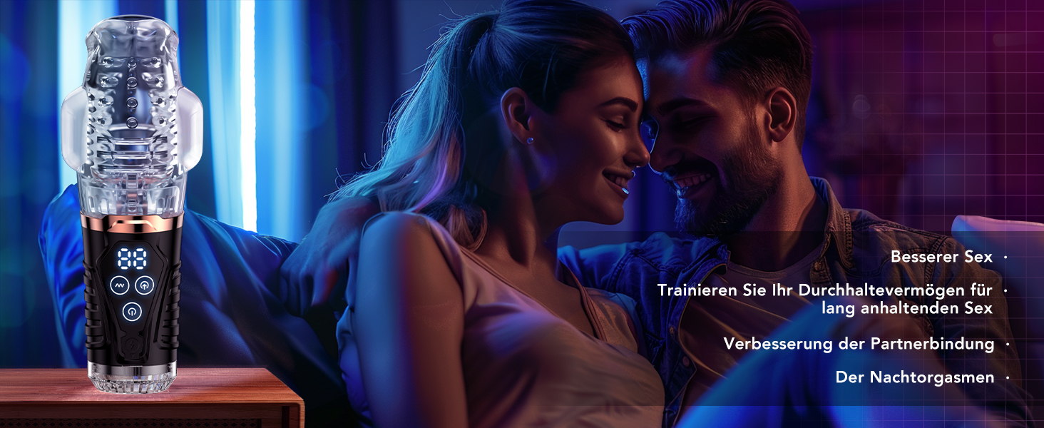 Електричний мастурбатор для чоловіків з 9 вібраційними режимами та 9 режимами вакуумної стимуляції, золотий. Іграшка для дорослих, соло-іграшка для чоловіків.