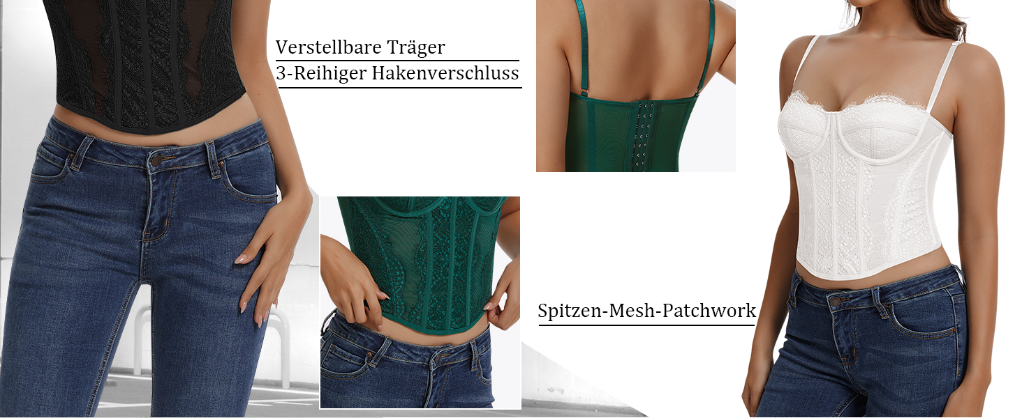 Корсетний топ для жінок з повним бюстом, чорний, XL. Корсет, повсякденний топ, сексуальний кроп-топ з бретелями.