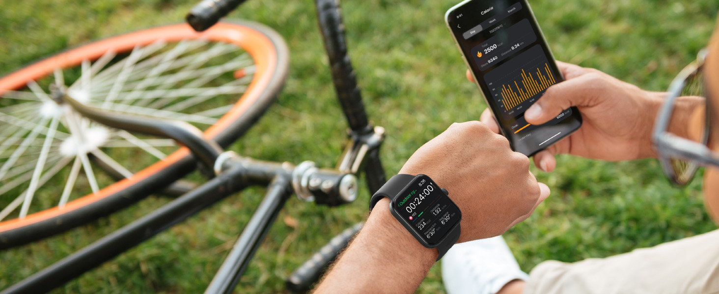 Смарт-годинник TOZO S4 для жінок та чоловіків, Bluetooth-дзвінки, 1.78