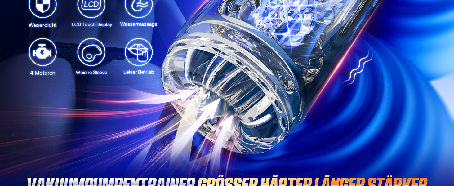 Електричний мастурбатор для чоловіків з телескопічною функцією, ротацією та функцією всмоктування. Реалістична імітація орального сексу, іграшка для чоловіків.