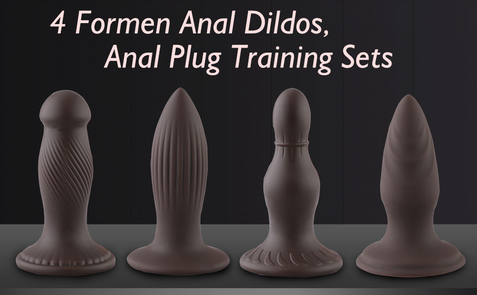 Анальні стимулятори Anale Stecker: 4 розміри, стимулятор G-точки, масаж простати, іграшки для дорослих