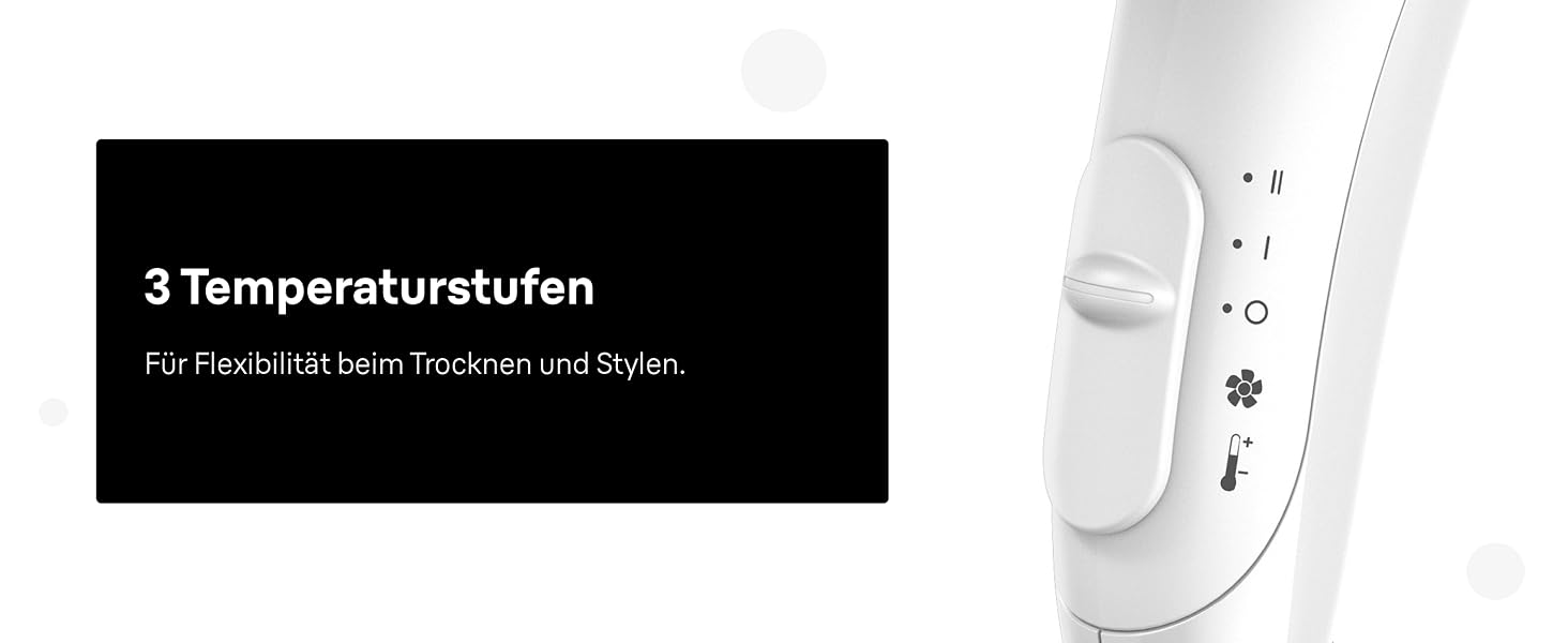 Фен для волосся Braun Satin Hair 1 HD 130, професійний стайлінг