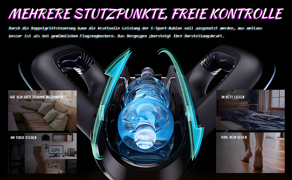 Електричний мастурбатор для чоловіків, бездротовий, 3 швидкості, 10 частот, аудіо-інтеракція