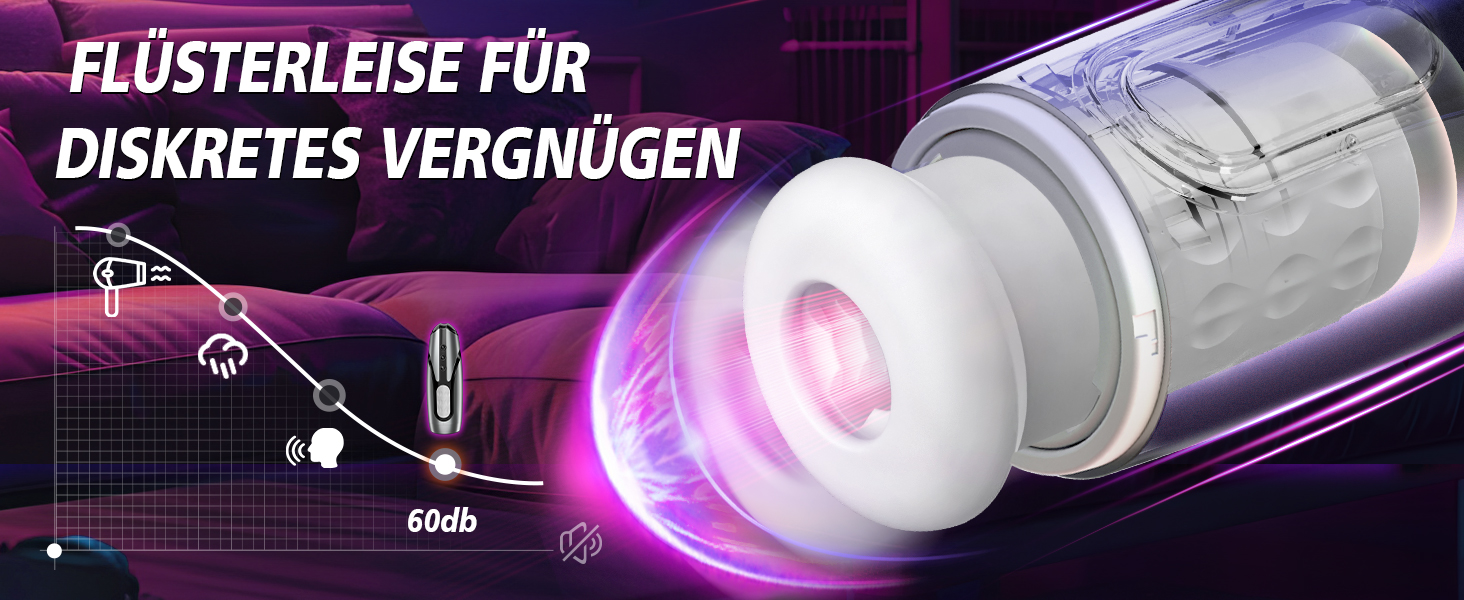 Електричний мастурбатор для чоловіків з 7 режимами вібрації та телескопічною функцією - секс-іграшка, вібратор для пеніса