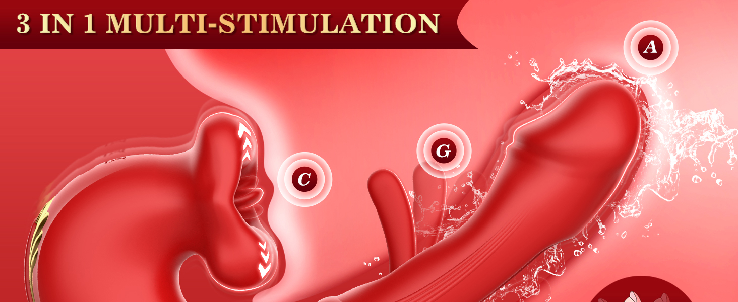 Вібратор для жінок Dildo з G-точкою, набір вібраторів з кліторальною стимуляцією, 10 режимів вібрації та 10 ударних режимів, секс-іграшка для жінок та пар, стимулятор клітора