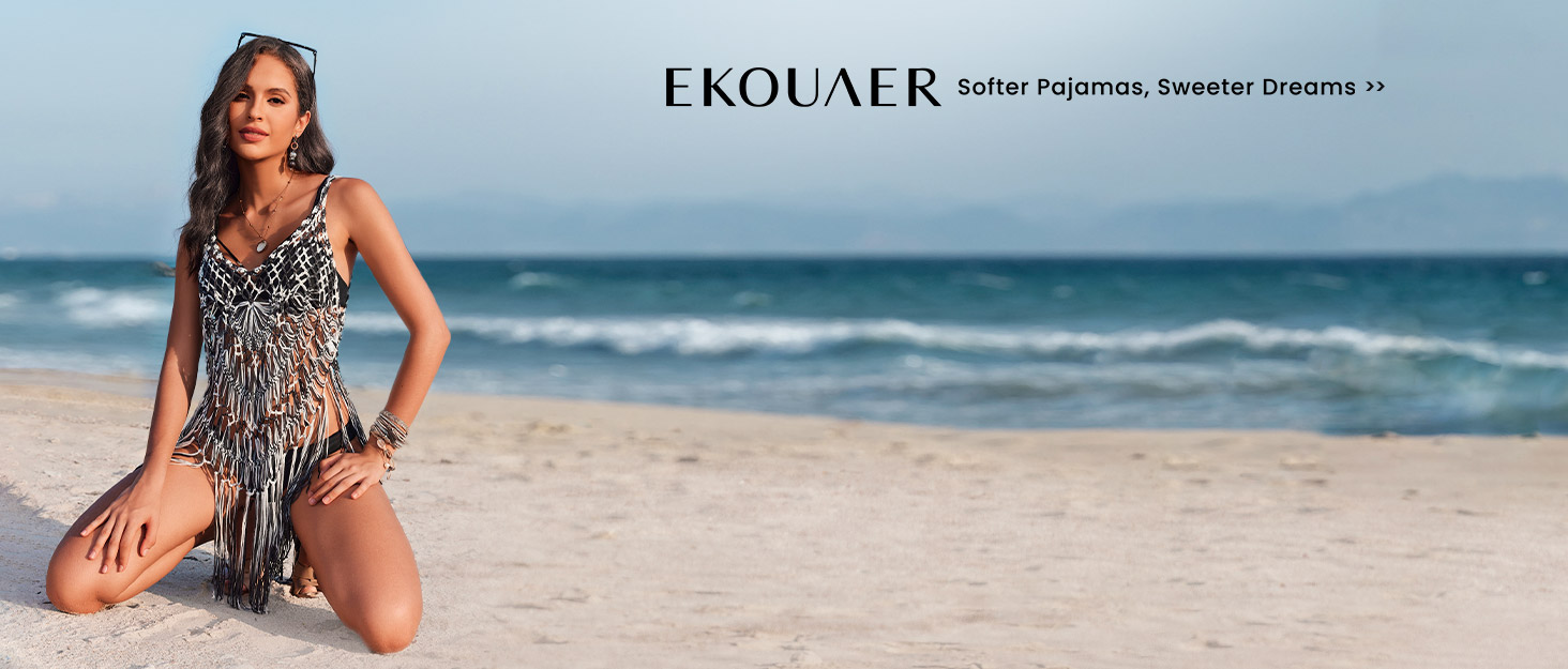 Бікіні Ecouaer для жінок, комплект двочастинний з високою талією, корегуючий животик, купальник з зав'язками на шиї, S-XXL XL, зелений