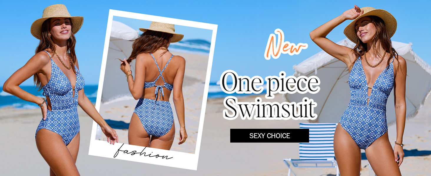 Чоловічий купальник CUPSHE з глибоким V-подібним вирізом, на зав'язках, з текстурою, одноцільний, чорний