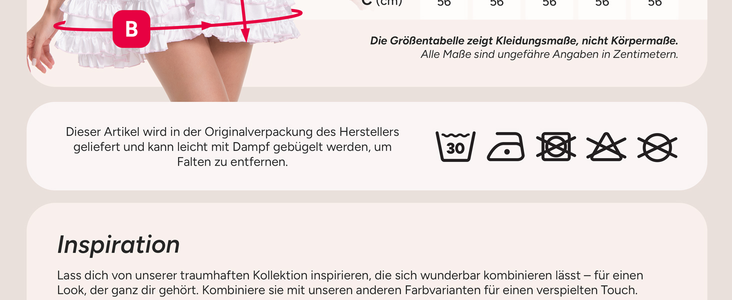 Чорне мереживне боді-сукня Satini Dessous Sissy з рюшами, XXL – для косплею та перевдягання