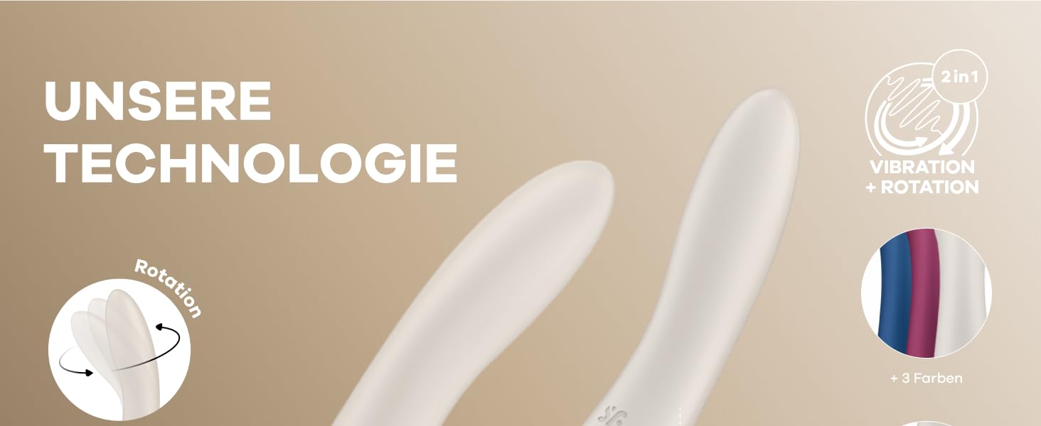 Вібратор Satisfyer Spinning Vibe 1 G-Punkt - 12 вібрацій та 5 програм обертання | Інтимні іграшки для жінок | Водонепроникний (IPX7) | З кремом