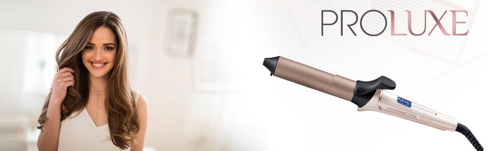Випрямляч для волосся Remington PROluxe S9100 з керамічним покриттям Ultimate-Glide, LCD-дисплеєм та технологією OPTIheat, 150-230°C