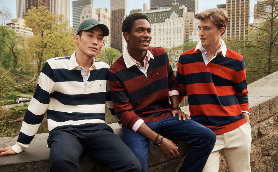Чоловічий шкіряний ремінь Tommy Hilfiger Fester Gürtel, чорний, розмір 95