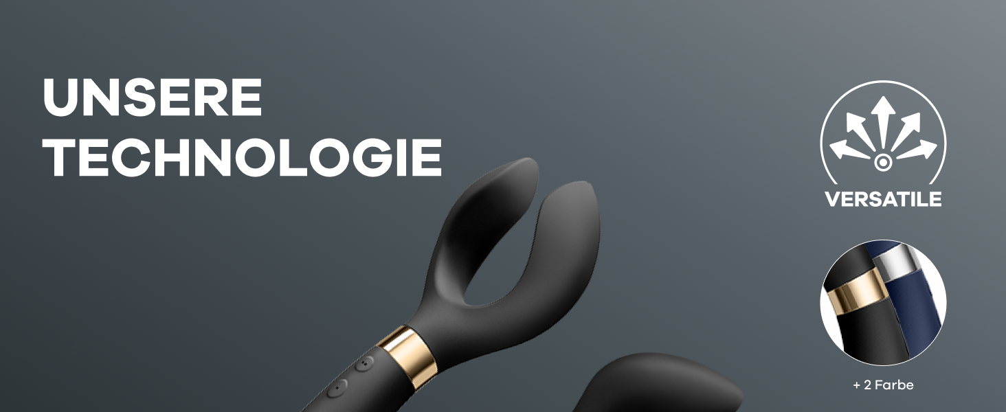 Вібратор для пар Satisfyer Endless Fun: 33 функції, 100 вібрацій | Сильний та тихий для жінок та чоловіків | Іграшка для дорослих, як дildo та для стимуляції клітора | Чорний | 1 шт.