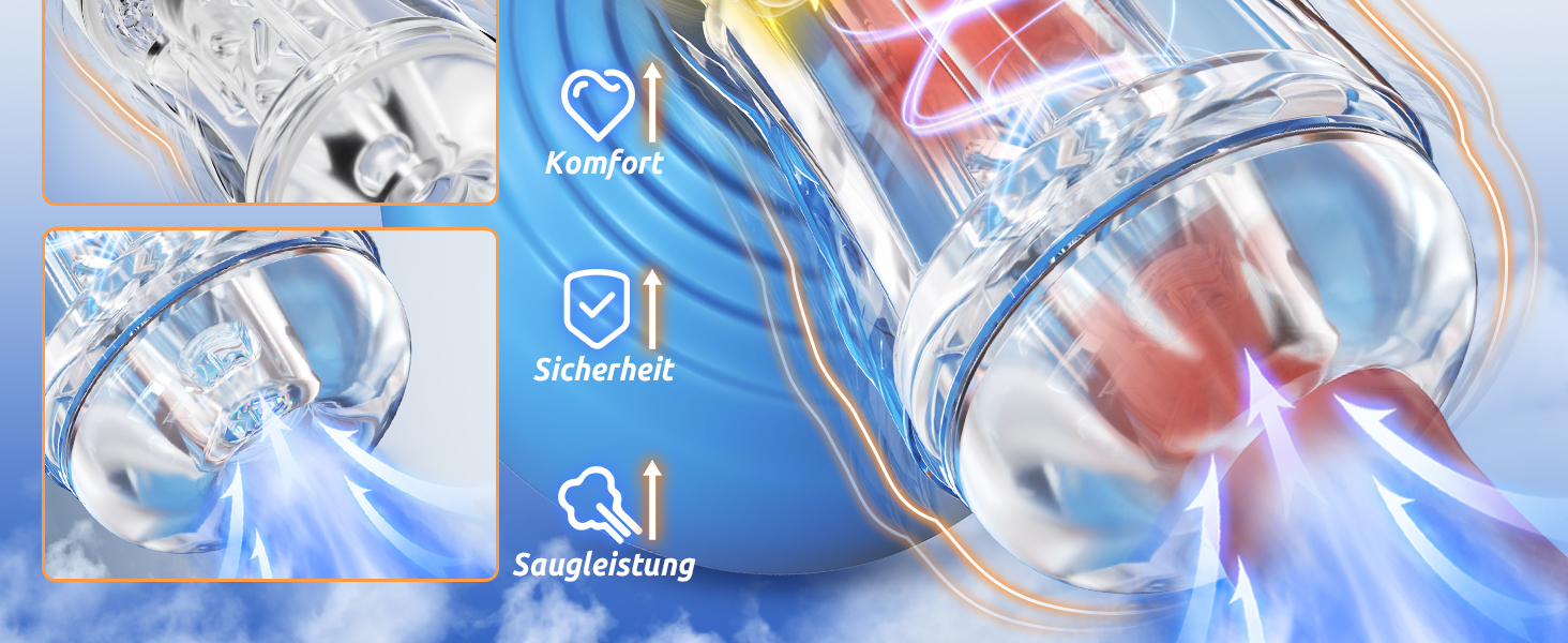 Електричний масажер для чоловіків з 7 режимами та 10 вібраціями. Іграшка для дорослих, прозора, 3D-дизайн. Тренажер для пеніса, сексуальна іграшка для чоловіків