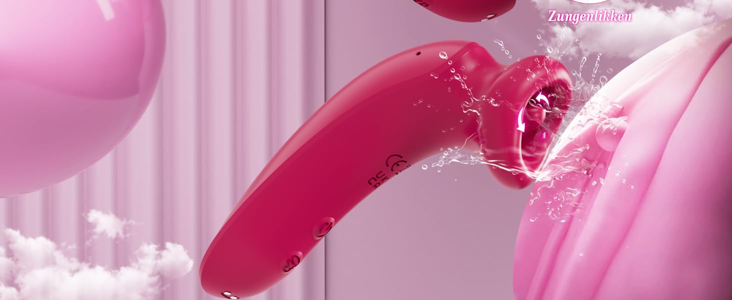 Вібратор для жінок: стимулятор клітора з 3 режимами соски, 10 режимами язика та вібрацією. Інтимні іграшки преміум-якості