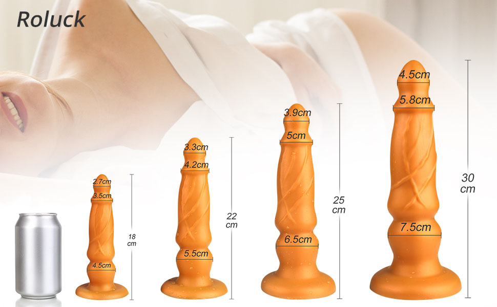 Анальний пробка з виступом, 22 см, рідке силікон, класичний ділдо з потужним присоском, гнучкий, для жінок, пар, чоловіків, Roluck (M)
