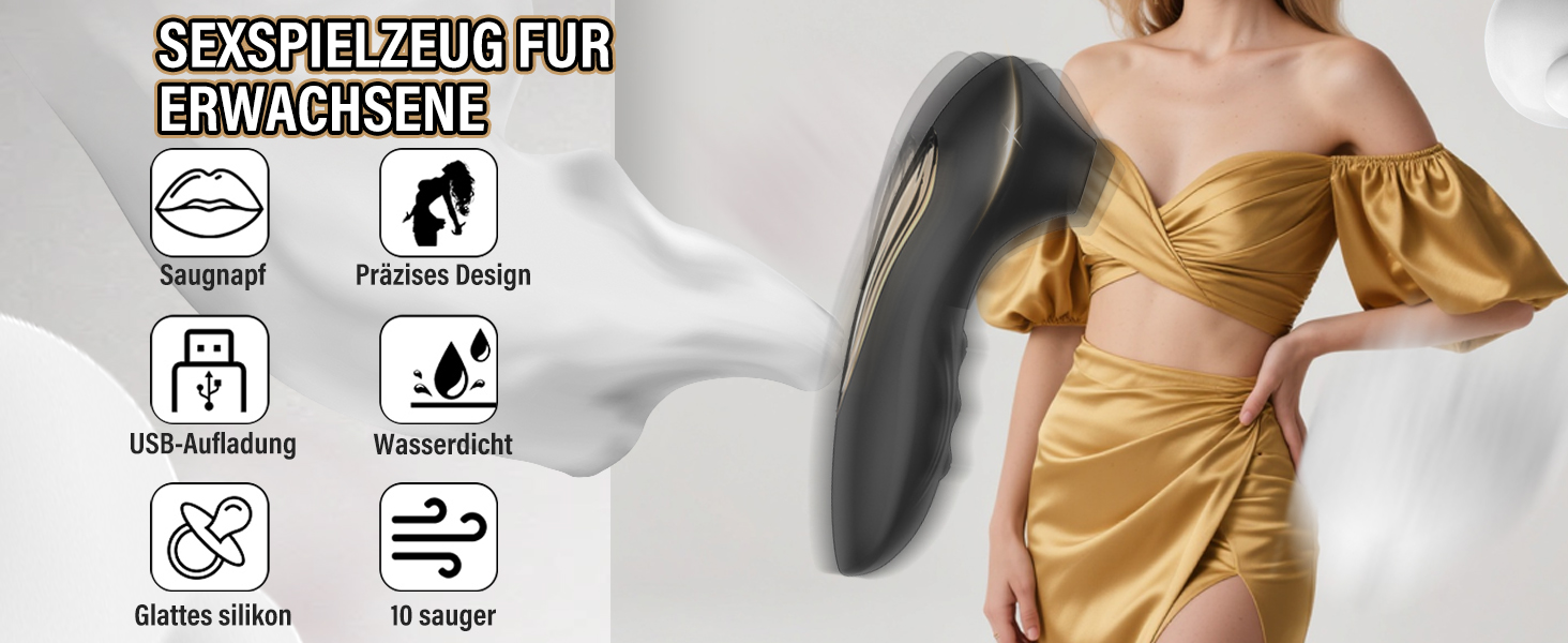 Вібратор для клітора жіночий Satisfyer з 10 режимами стимуляції, водонепроникний (IPX6), силіконовий - для соло та парних ігор