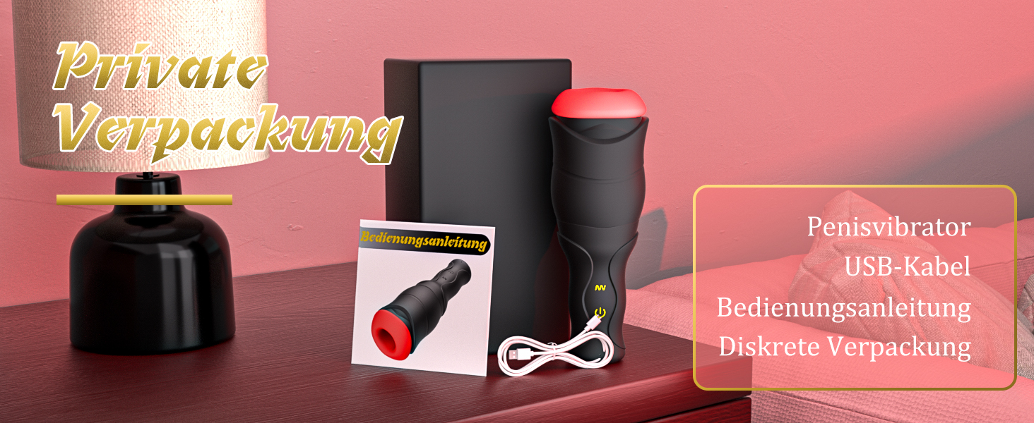 Електричний мастурбатор для чоловіків Buntune – Solo, 10 режимів вібрації, 5 режимів тиску, USB-зарядка, IPX6 водонепроникний, силікон, 3D стимуляція