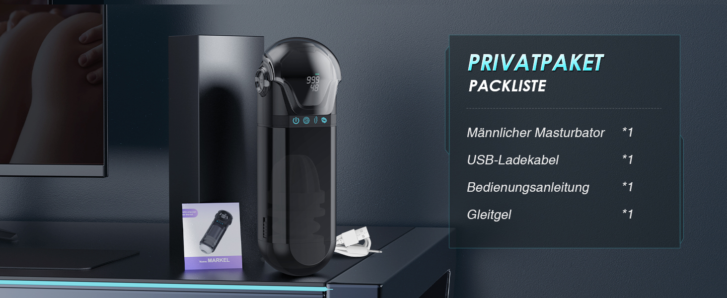 PRONFANS Мастурбатор для чоловіків з 9 режимами вібрації та стимуляції, 3D реалістична жіноча імітація, пеніс-насос, іграшка для дорослих