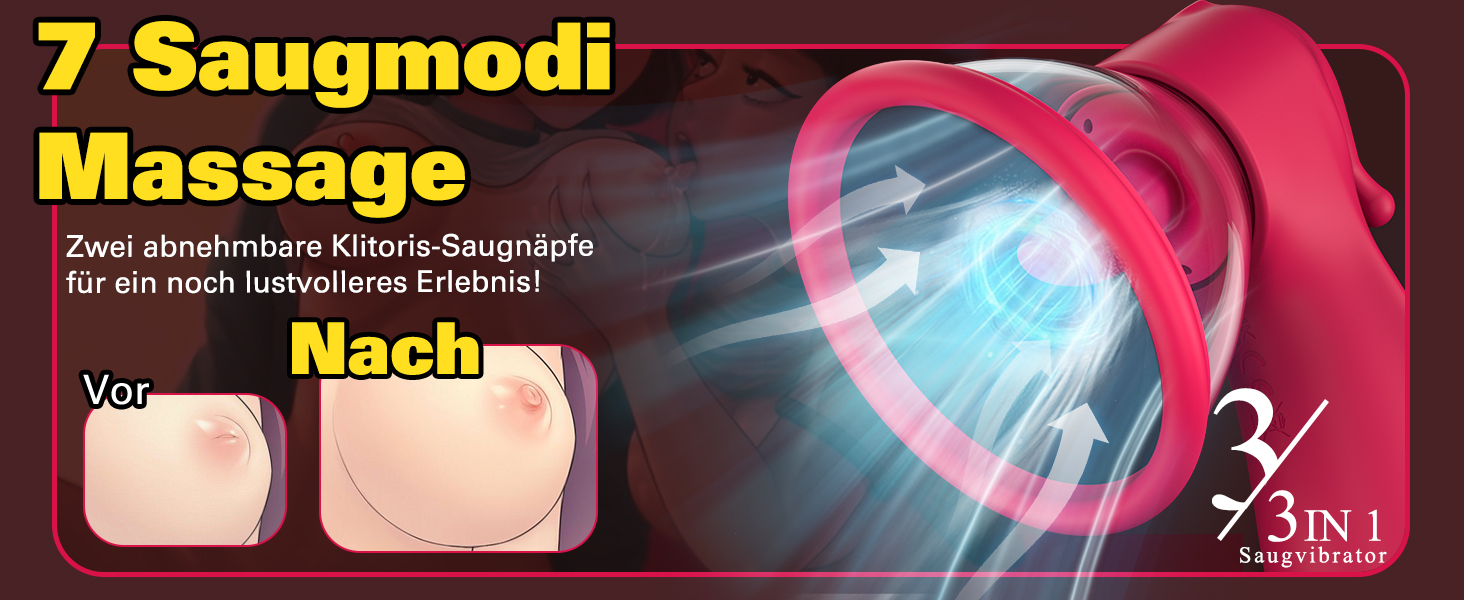 Вібратор для жінок Greenpinecone з 10 режимами вібрації, стимулятором клітора та 7 сосками. Масажер грудей, BDSM іграшки для пар