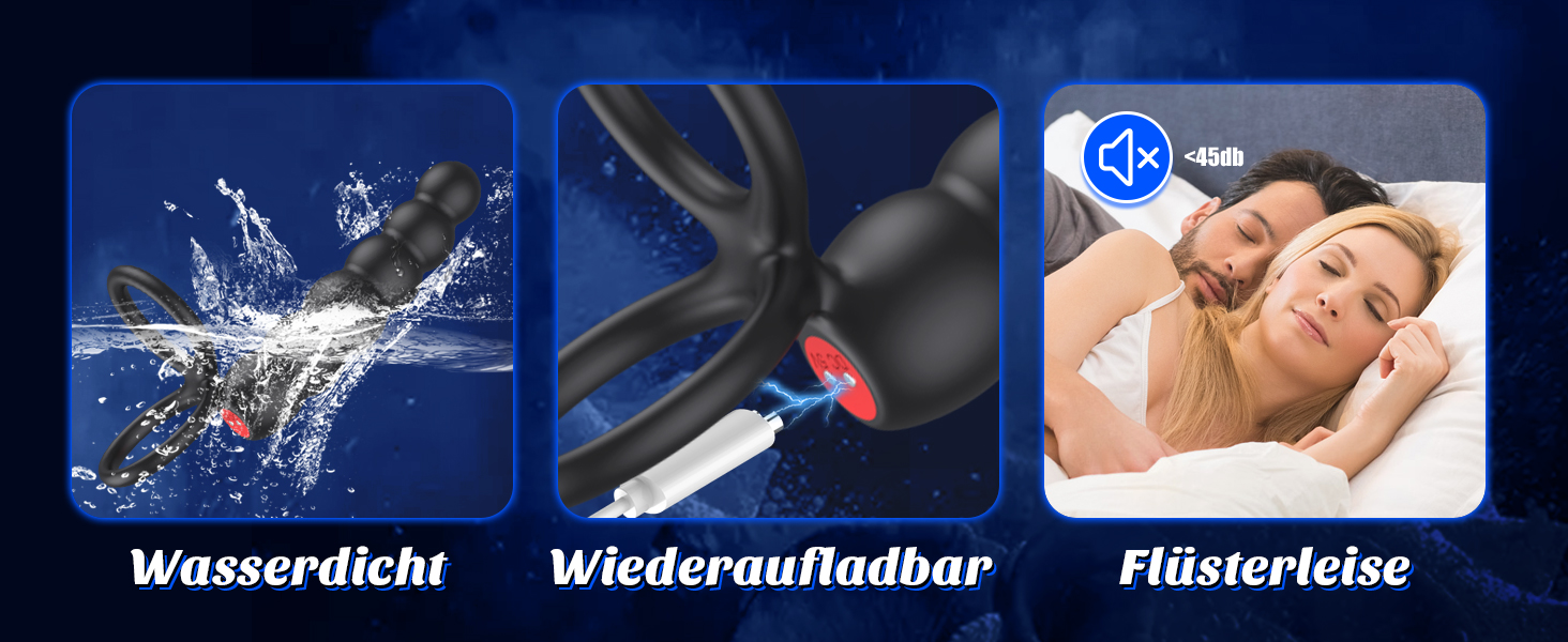 Анальний вібратор для пар, дildo-пеніс, кільце для ануса, стимуляція простати, парний вібратор для пар