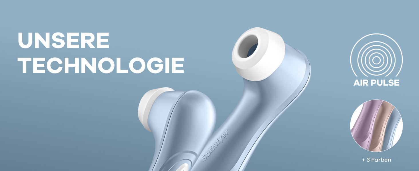 Вібратор клітора Satisfyer Pro 2 | Безшумний та потужний | Іграшка для дорослих для жінок | Преміум якість (Блакитний)