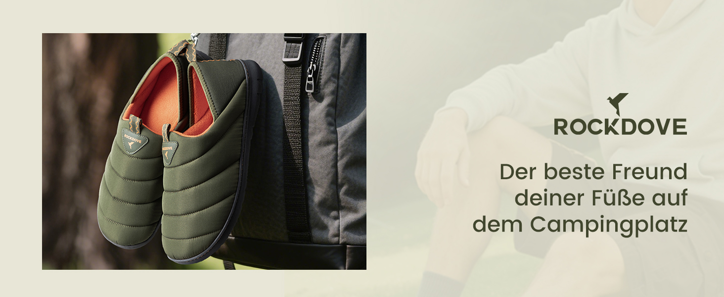 Чоловічі домашні капці-лофери RockDove Pufflite двоколірні стібані з підошвою для дому та вулиці, колір: мисливський зелений, розмір 44 EU