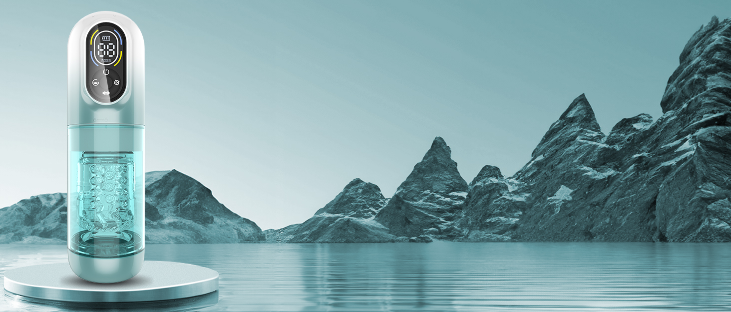 Мастурбатор для чоловіків з телескопічною функцією, вібрацією та насосом - мастурбатор для чоловіків