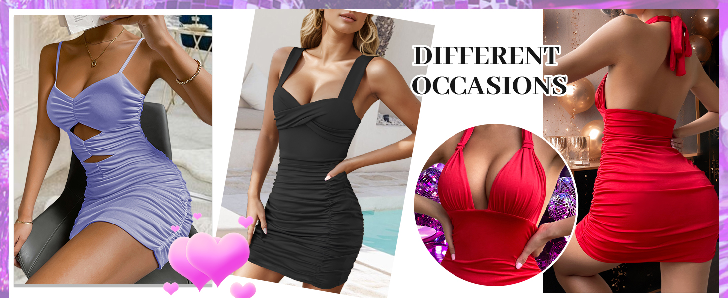 Коротке облягаюче міні-плаття Partykleid для вечірок та клубу, чорне, розміри XS-L