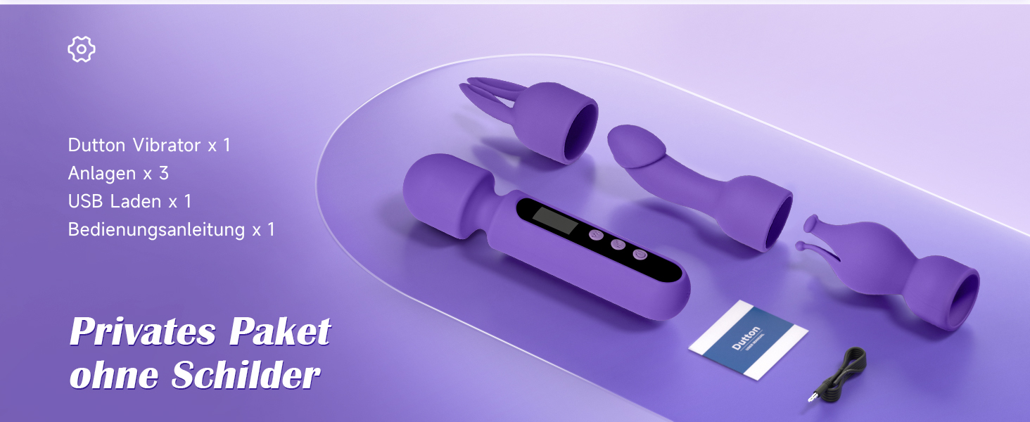 Набір вібраторів для жінок: масажний стрижень з 3 насадками, LCD-дисплей. Вібратори для дорослих: стимулятори G-точки, ануса та пеніса. 10 режимів, для чоловіків та жінок