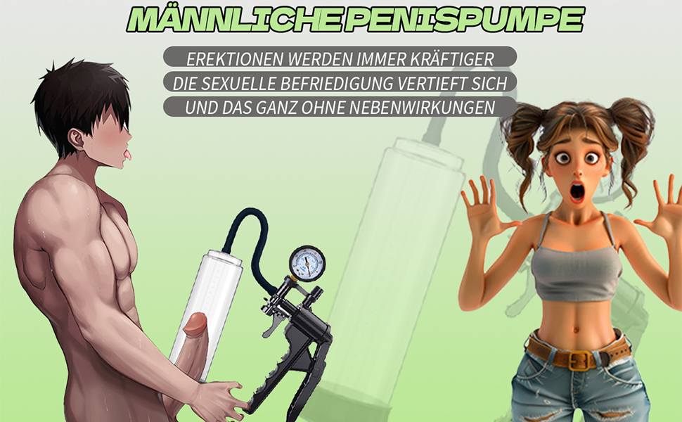 Насос для збільшення пеніса Veyjuns: вакуумний насос, екстендер для ерекції, допомога чоловікам (Set 1)