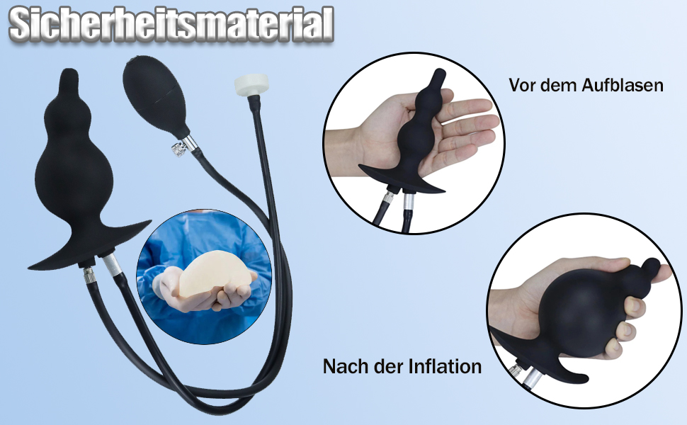 Анальний плагін TYDAY з силікону для BDSM-ігор: анальдуше, стимуляція простати, для чоловіків та жінок