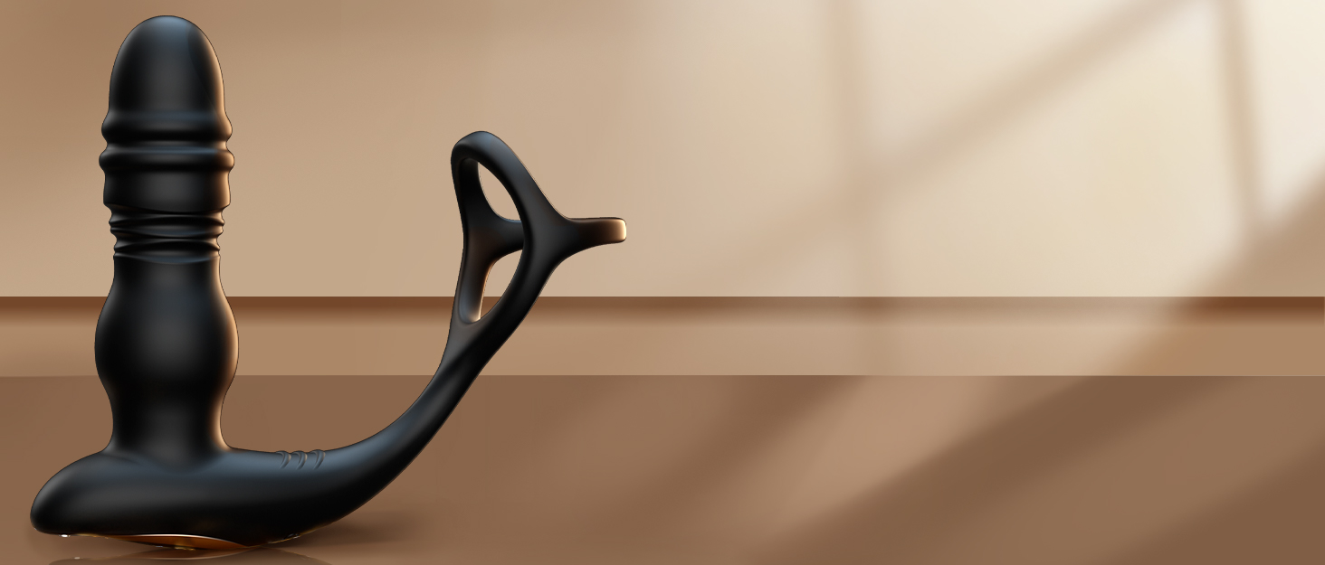 Анальні вібратори для чоловіків: дildo-вібратор, анальний плагін з 7 функцій, стимуляція простати, кільце для пеніса. Іграшки для пар.