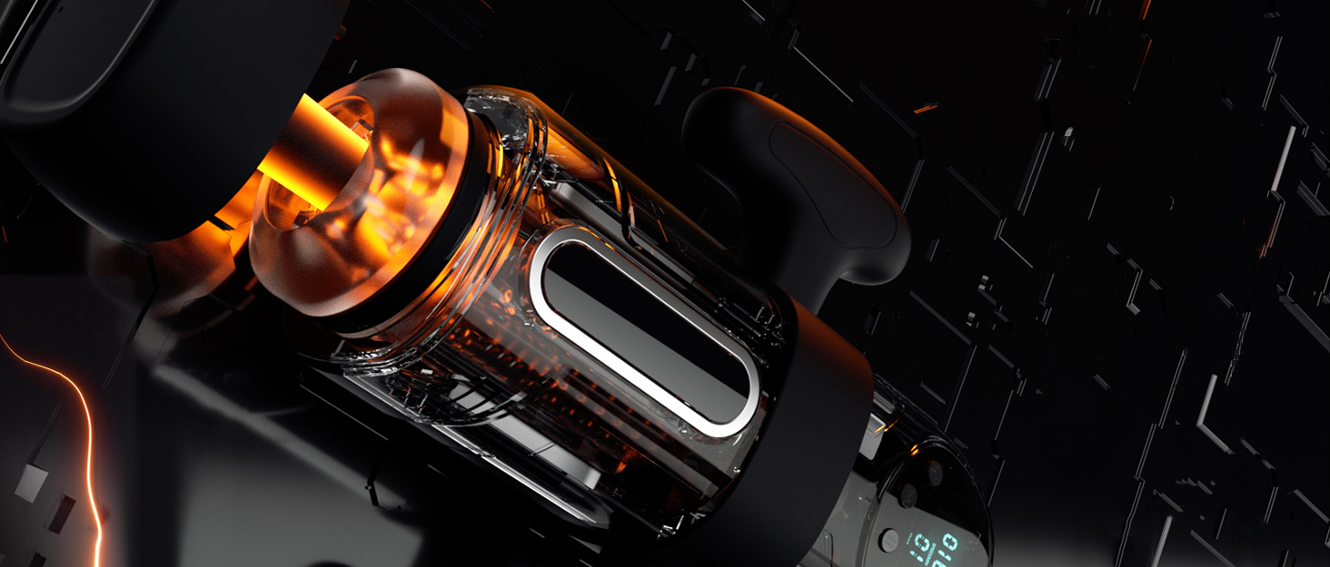 Електричний мастурбатор для чоловіків з телескопічною функцією та сукцією, 9 вібрацій. Іграшка для дорослих, для соло-використання