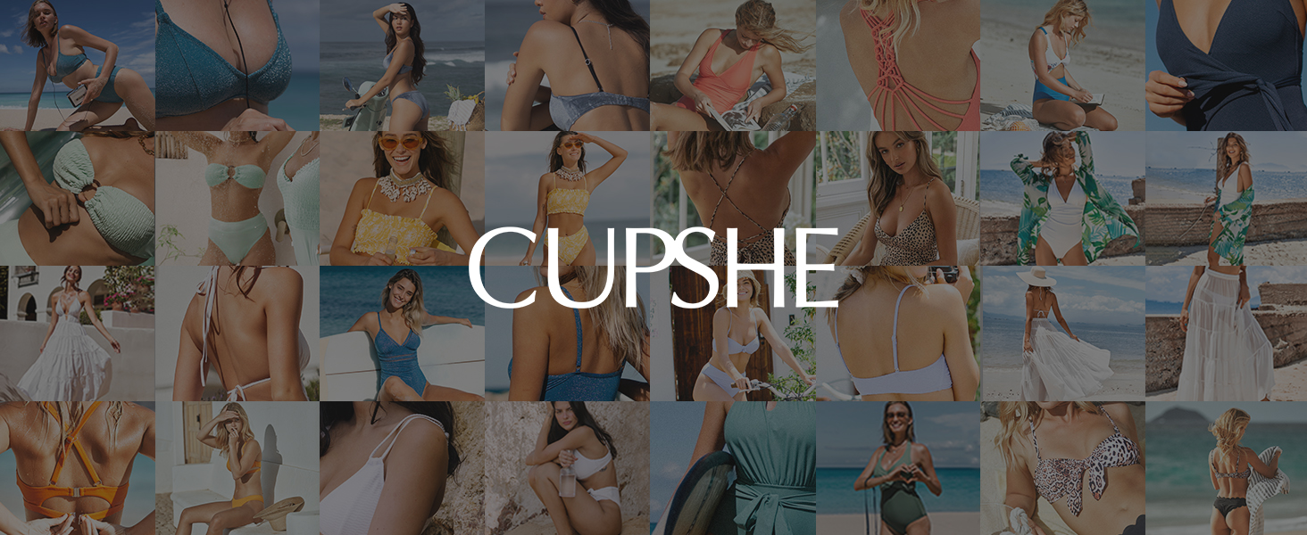 Купальник CUPSHE жіночий монокіні, глибокий V-подібний виріз, однотонний, чорний, розмір M