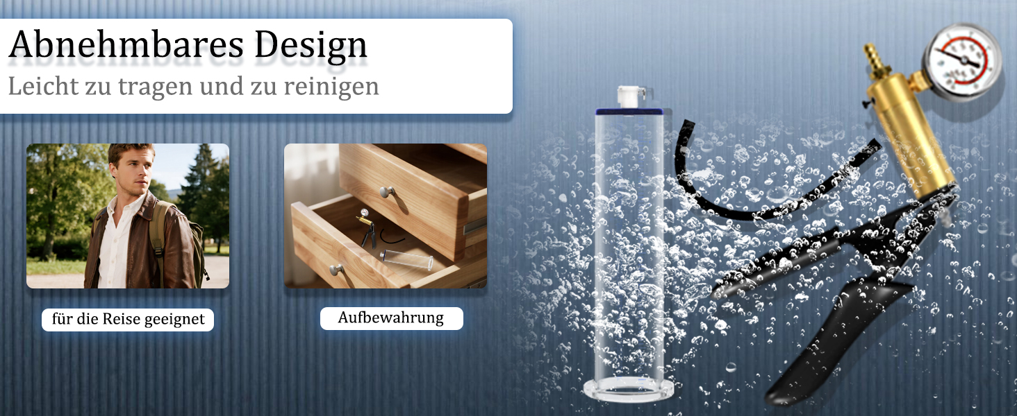 Насос для збільшення статевого члена Jpscor - преміум якість, з манометром, силіконовий, для чоловіків, SM-іграшка, вакуумний насос
