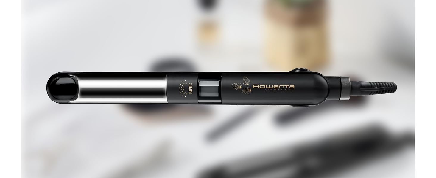 Стайлер 2в1 Rowenta SF4210 Liss & Curl — випрямляч та плойка для волосся з керамічним покриттям, іонною системою та регулюванням температури