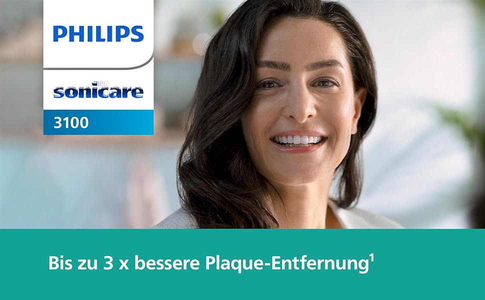 Електрична звукова зубна щітка Philips Sonicare 3100 (HX3675/15), з контролем натискання та таймером, набір 2 шт. (Sugar Rose та Чорна)