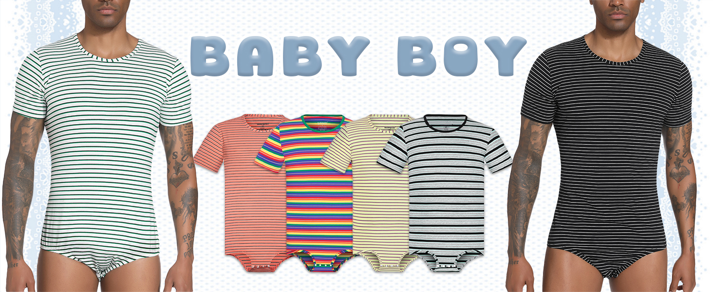 Чоловічий безрукавний боді-піжама Landofgenie з бавовни, чорний, розмір M