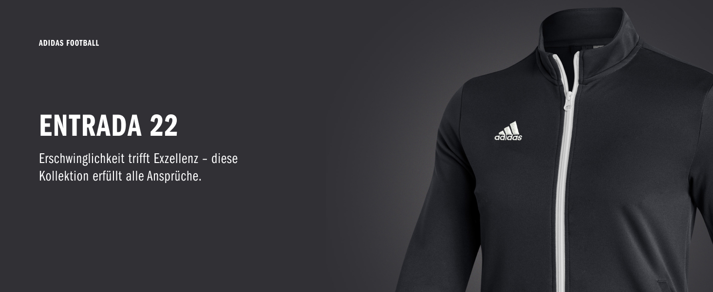 Чоловіча толстовка з капюшоном Adidas Entrada 22, чорна, розмір L