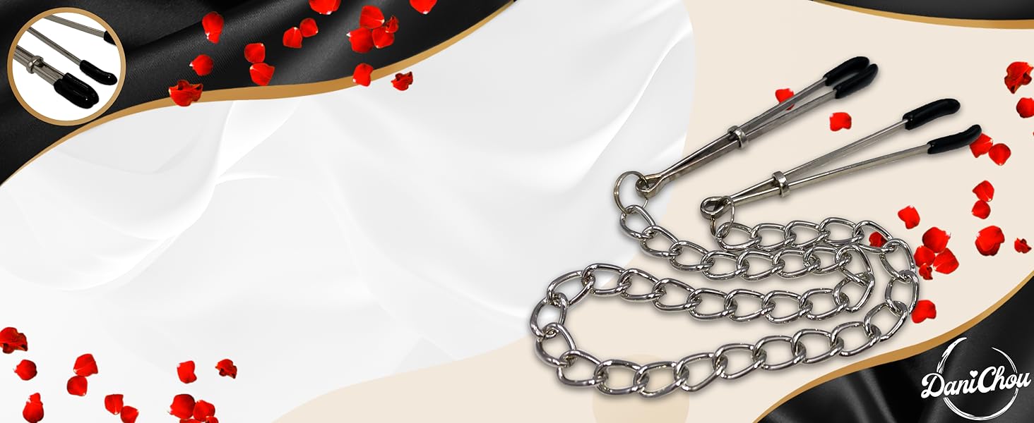 Набір для BDSM від DaniChou: іграшки для дорослих, фетіш, зв'язування, петарди, щипці, маски для очей, набір для пар