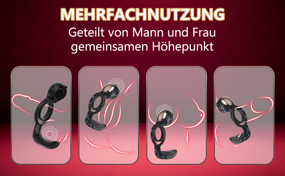 Вібраційний кільце для статевого члена TOUNID з 12 режимами вібрації, пультом дистанційного керування. Еротична іграшка для чоловіків, масажер яєчок, кок-кільце. Електрична іграшка для чоловіків, самостійна мастурбація (чорний)