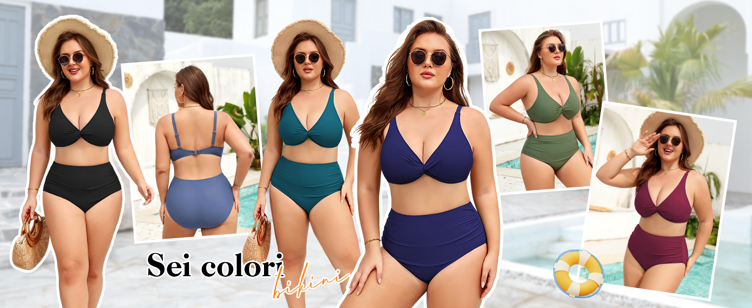 БІКІНІ жіночий комплект з високою талією, шорти з животом, пуш-ап, двочастинний купальник, сексуальний V-подібний виріз, модна пляжна мода, чорний