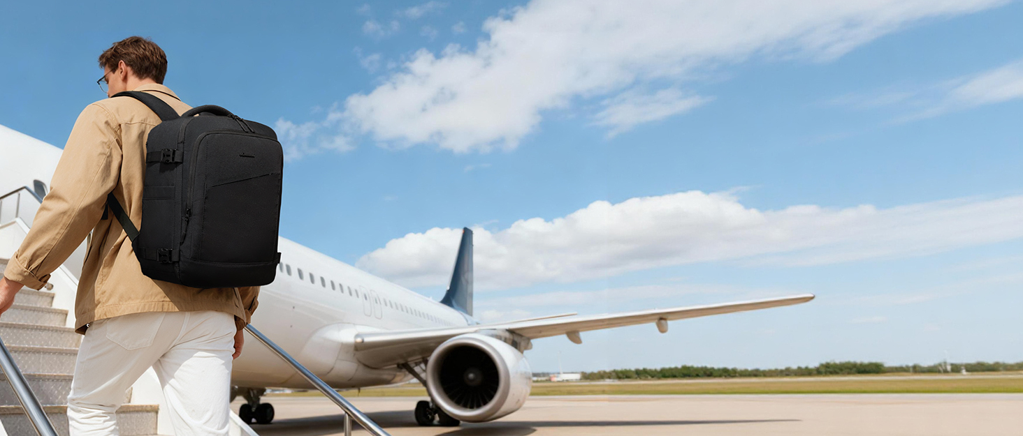 Дорожній рюкзак LOVEVOOK для ручної поклажі Ryanair 40x30x20 см, сумка для ноутбука 14