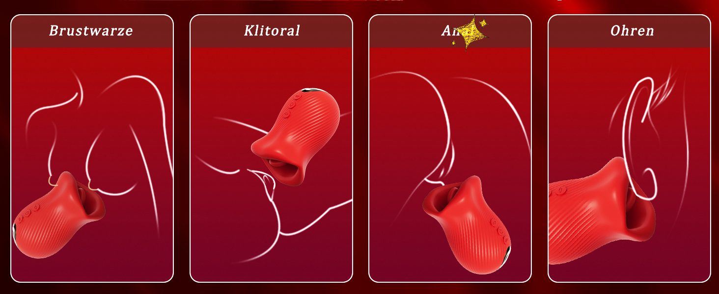Вібратор Sauger для жінок: 8 режимів, 10 licking, 360° обертання. Іграшка для дорослих, для пар.