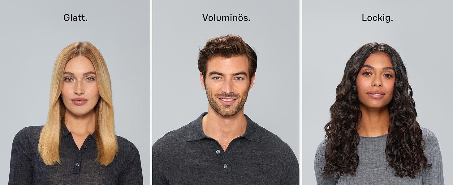 Фен для волосся Braun Haartrockner HD4.2 з дифузором та насадкою для стайлінгу, технологія Super IONTEC, 2100 Вт, 3 температури та 3 швидкості, чорно-сірий, BRHD425E