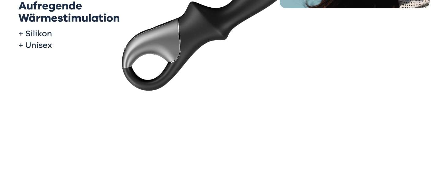 Satisfyer Heat Climax Connect - аналізатор з нагрівом та керуванням через додаток | Інтимна іграшка для ануса | Унісекс | 20,5 см