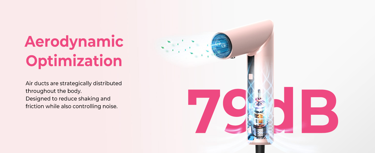 Набір стайлер для волосся 7 в 1 Atopskins Airstyler Pro: фен з дифузором, круглі щітки, випрямляч та плойка для beach waves, Creamrosa
