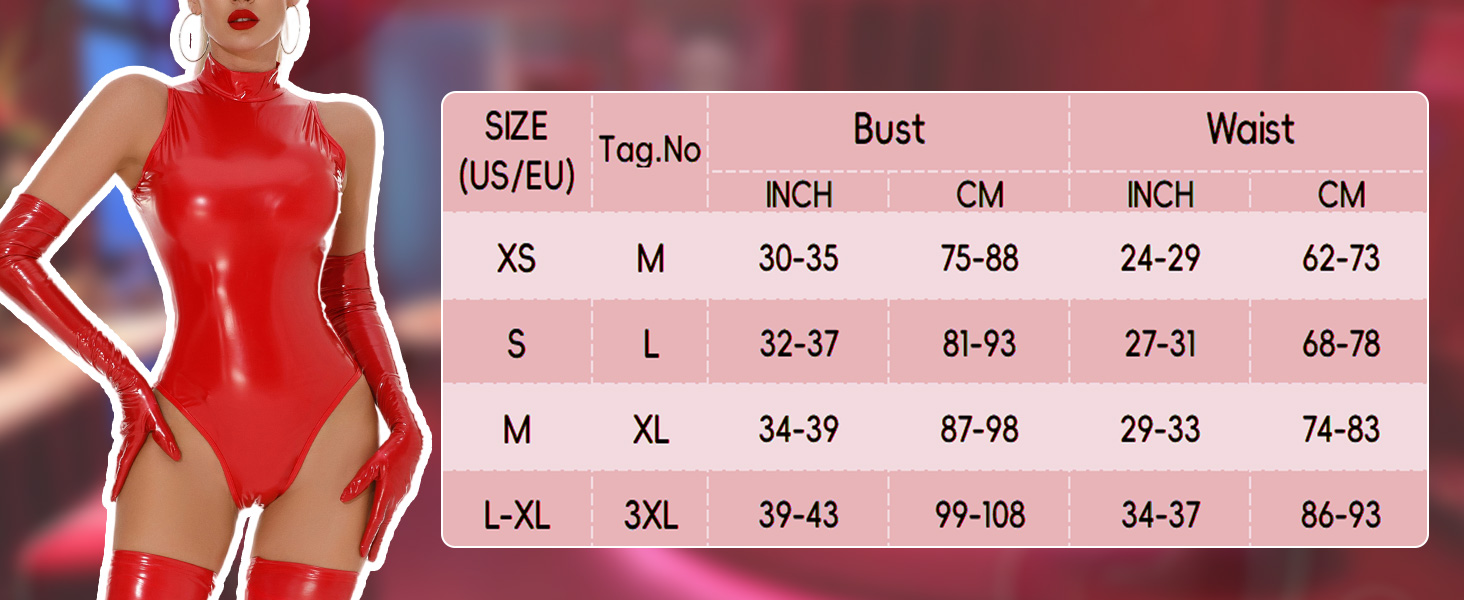 Боді з латексу FEOYA для жінок, блискучий, без рукавів, з високою талією, на блискавці, чорний, S