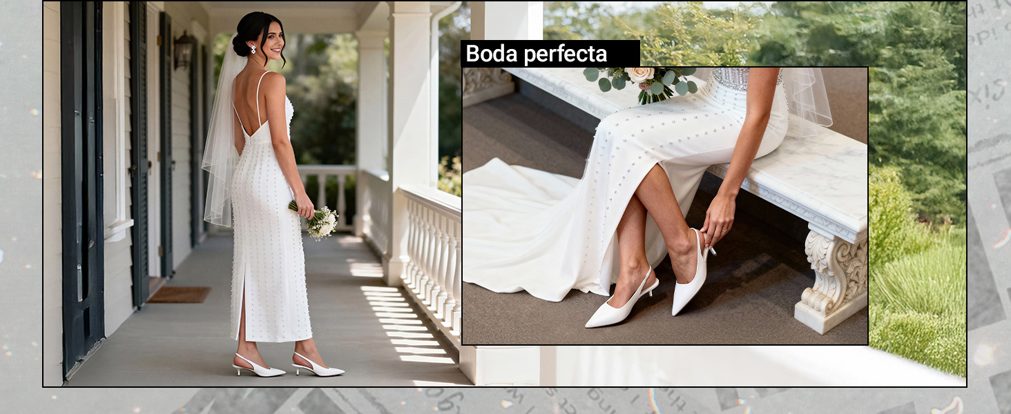 Жіночі туфлі-човники Dream Pairs на низьких підборах (Kitten Heels) з відкритою п'ятою (Slingback), бордові, розмір 37 EU